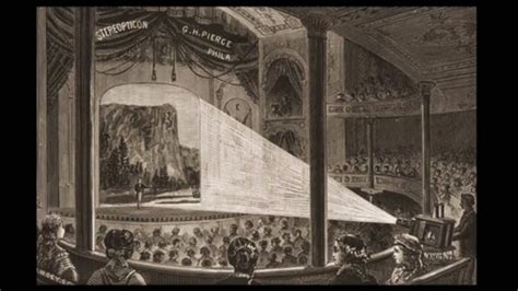 Time travel presentations close to the magic lantern theater